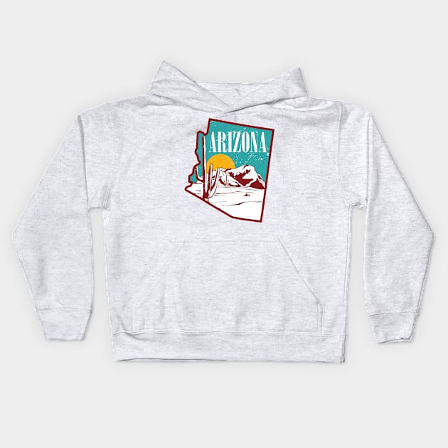 Arizona Kids Hoodie by Urban_Vintage